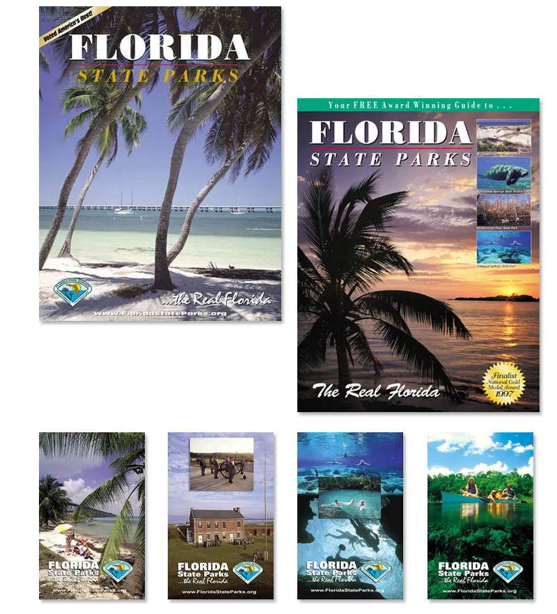 Florida State Parks system - marketing materials, logo re-design and presintations